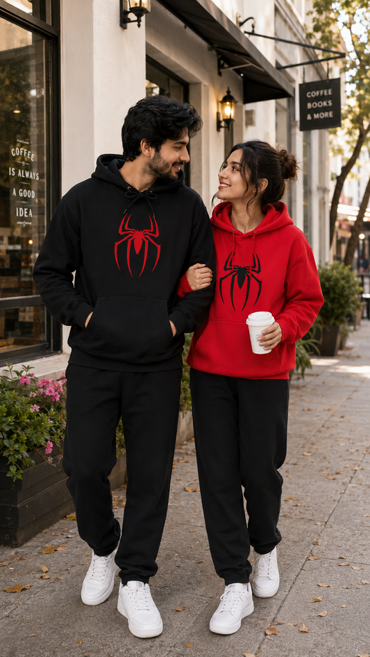 Couple Spider Hoodie