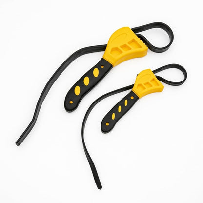 2 PCS Strap Wrench Set, Adjustable Rubber Strap Wrench