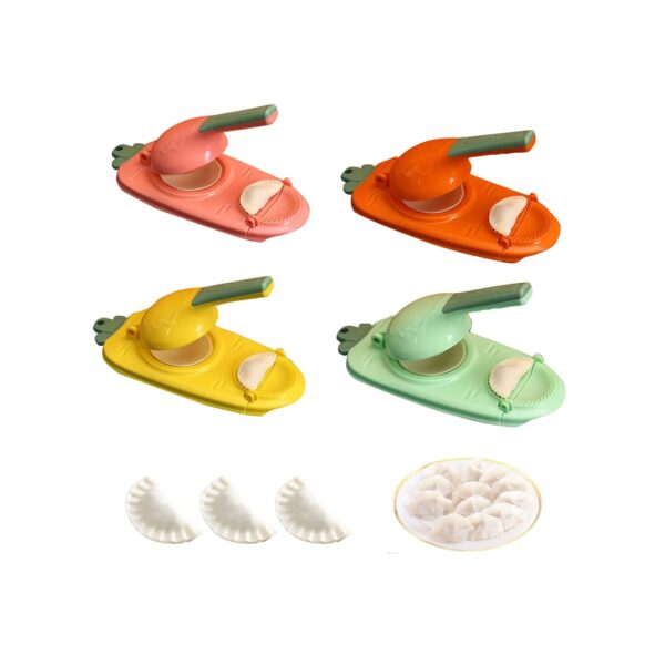 2 In 1 Manual Dumpling Maker – Green Color - Image 2