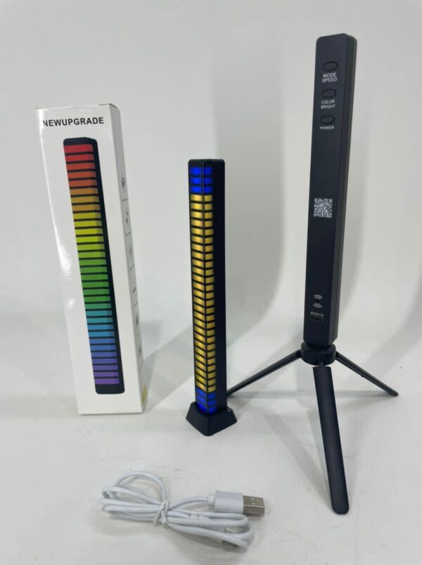 3D RGB APP Control Rechargeable Rhythm Light With Voice-Activated Pickup (D10) - Image 5