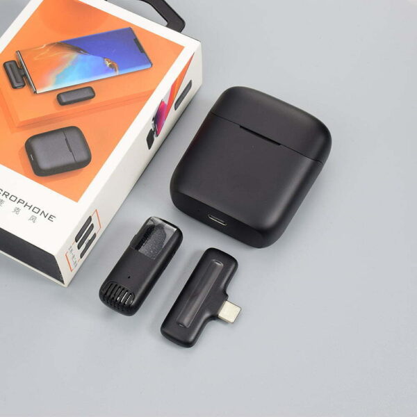 J11 Wireless Microphone with Charging Case – Type-C (1:1) - Image 2
