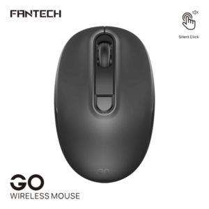 Fantech Go W192 White Silent Wireless Mouse – Black Color