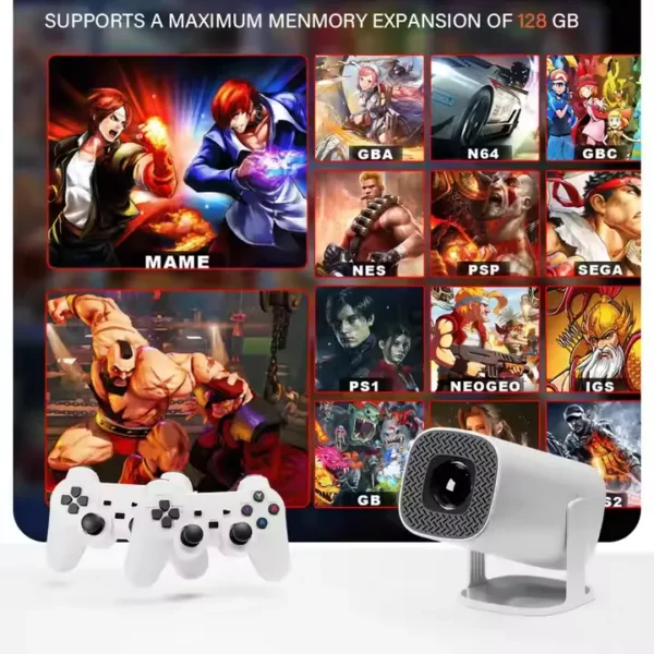 P30 Max Android 4K Projector + Video Game Console Combo - Image 4