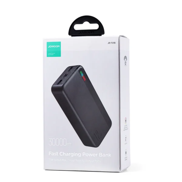 Joyroom JR-QP196 30000mah 22.5W Fast Charging Power Bank- Black Color - Image 2