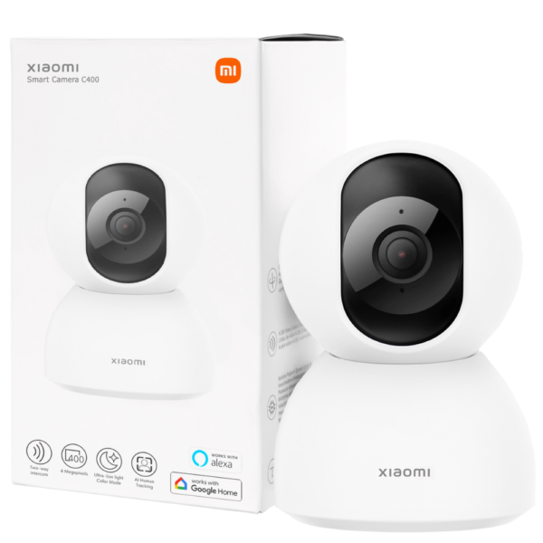 Xiaomi  Smart Camera C400 2.5K IP Camera – 360° Rotation AI Human Detection 2.4GHz/5GHz WiFi Support Compatible with Alexa Google Home - Image 2