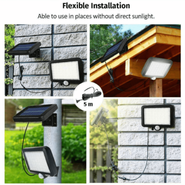 SL-F56 Multifunctional Solar Energy SL Lamp with motion sensor – 50W - Image 2
